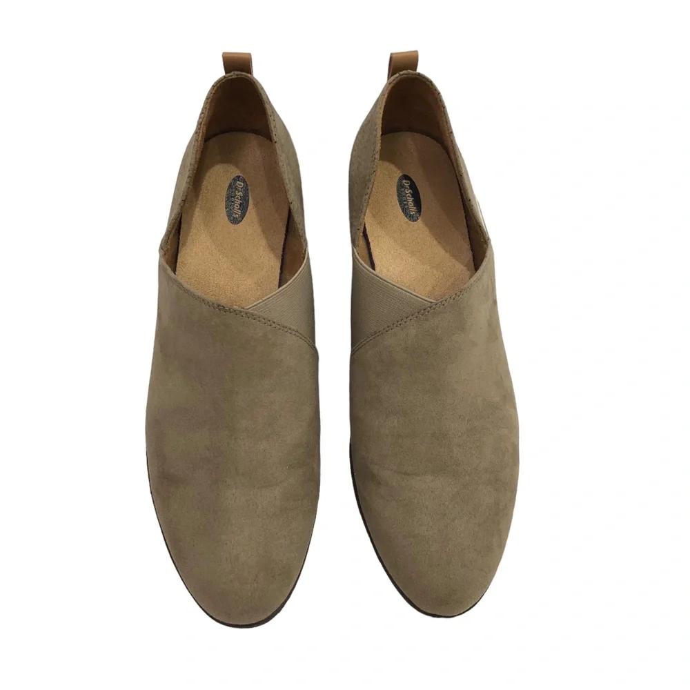Dr. Scholl Ruler slip on tan ankle bootie